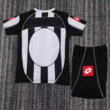 Juventus 2002/03 Home Kids Kit – Retro Version – Black/White