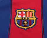 FC Barcelona 2003/04 Home Kids Kit – Retro Version – Red/Blue