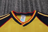 Arsenal 1988/90 Away Kids Kit – Retro Version – Yellow