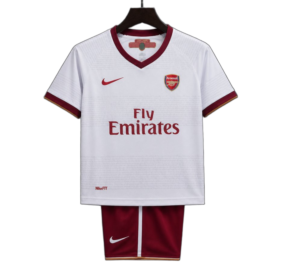 Arsenal 2007/08 Away Kids Kit – Retro Version