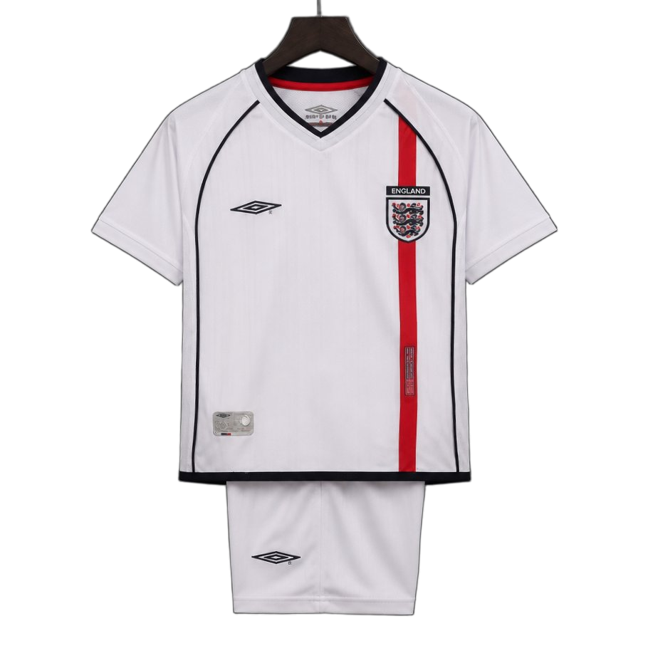 England 2002 Home Kids Kit – Retro Version