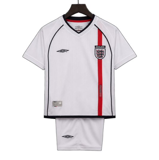 England 2002 Home Kids Kit – Retro Version