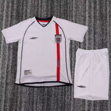 England 2002 Home Kids Kit – Retro Version