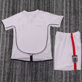 England 2002 Home Kids Kit – Retro Version