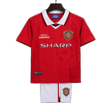 Manchester United 1999/00 Home Kids Kit – Retro Version
