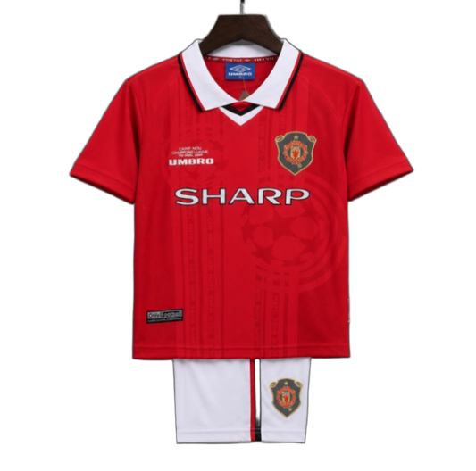 Manchester United 1999/00 Home Kids Kit – Retro Version