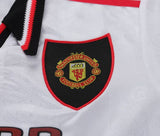 Manchester United 1998/99 Away Kids Kit – Retro Version – White