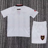 Manchester United 1998/99 Away Kids Kit – Retro Version – White