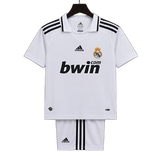 Real Madrid 2008/09 Home Kids Kit – Retro Version