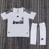 Real Madrid 2008/09 Home Kids Kit – Retro Version