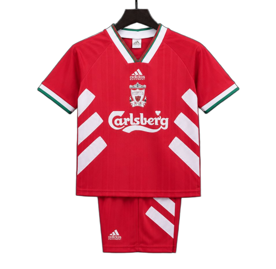 Liverpool 1993/95 Home Kids Kit – Retro Version