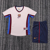 FC Barcelona 1998/99 Away Kids Kit – Retro Version