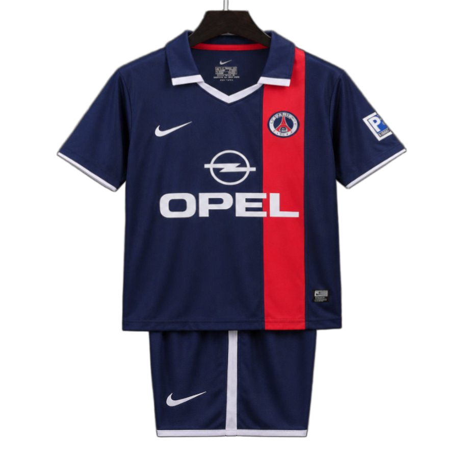 Paris Saint – Germain 2001/02 Home Kids Kit – Retro Version