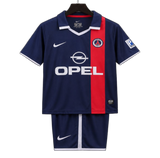Paris Saint – Germain 2001/02 Home Kids Kit – Retro Version