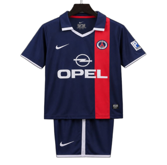 Paris Saint – Germain 2001/02 Home Kids Kit – Retro Version