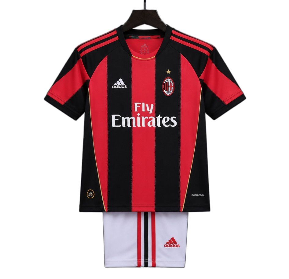 AC Milan 2011/12 Home Kids Kit – Retro Version