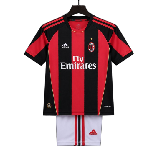 AC Milan 2011/12 Home Kids Kit – Retro Version