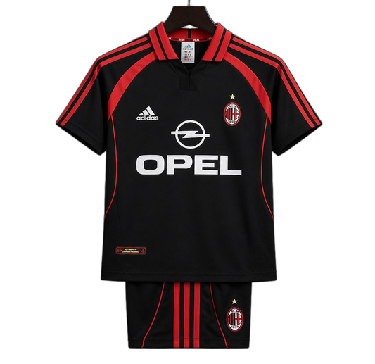 AC Milan 2000/01 Third Kids Kit – Retro Version