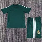Real Madrid 2012/13 Third Kids Kit – Retro Version – Green