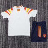 Spain 1996 Third Kids Kit – Retro Version – White