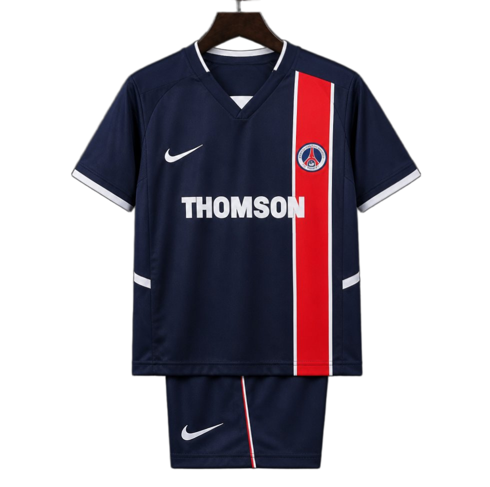 Paris Saint – Germain 2002/03 Home Kids Kit – Retro Version