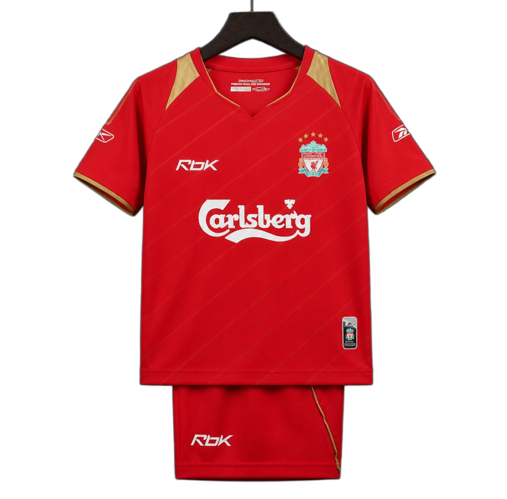 Liverpool 2005/06 Home Kids Kit – Retro Version