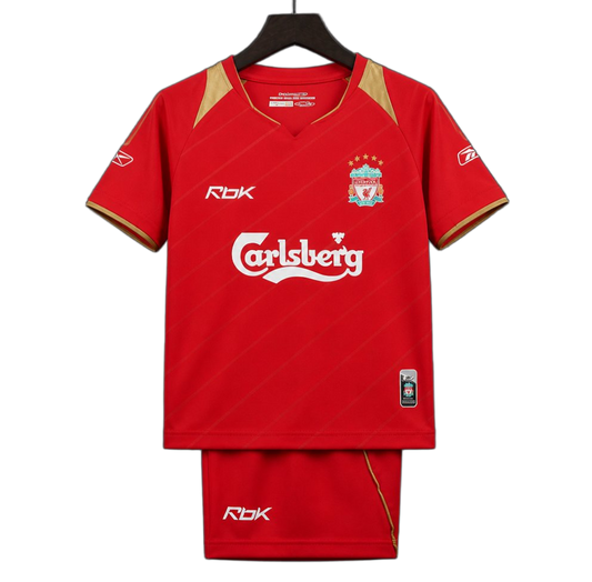 Liverpool 2005/06 Home Kids Kit – Retro Version