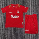 Liverpool 2005/06 Home Kids Kit – Retro Version
