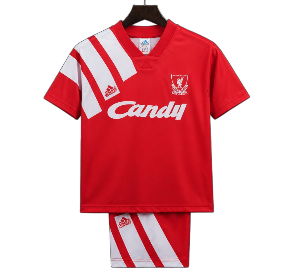 Liverpool 1991/92 Home Kids Kit – Retro Version