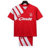 Liverpool 1991/92 Home Kids Kit – Retro Version