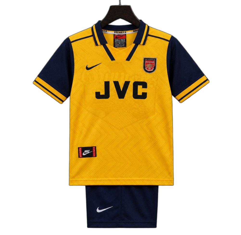 Arsenal 1996/97 Away Kids Kit – Retro Version