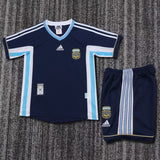 Argentina 1998 Away Kids Kit – Retro Version