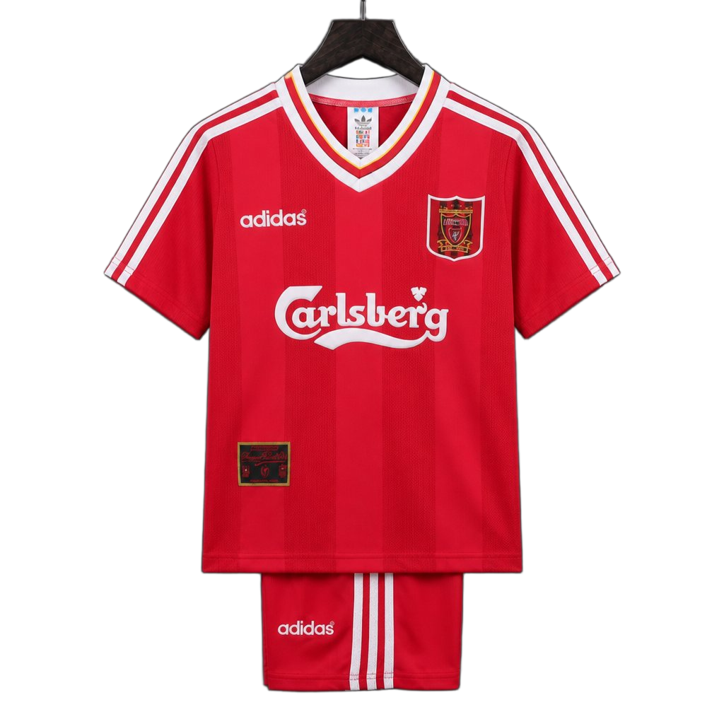 Liverpool 1995/96 Home Kids Kit – Retro Version