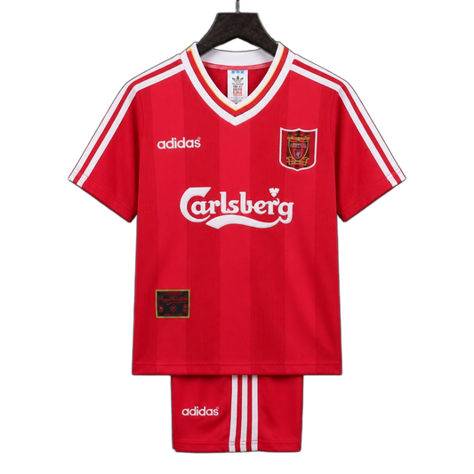 Liverpool 1995/96 Home Kids Kit – Retro Version