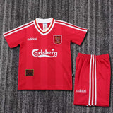 Liverpool 1995/96 Home Kids Kit – Retro Version