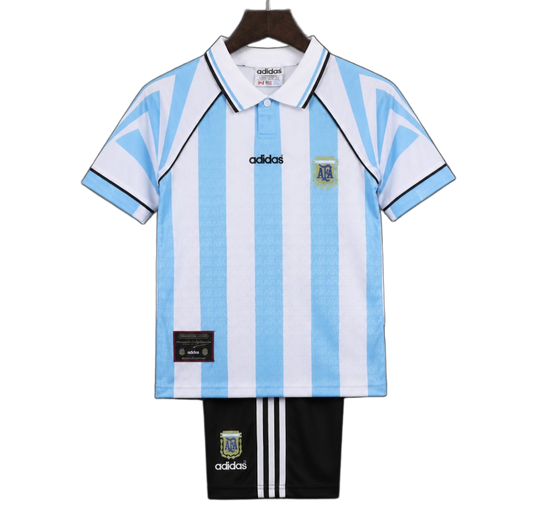 Argentina 1996/97 Home Kids Kit – Retro Version