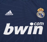 Real Madrid 2010/11 Away Kids Kit – Retro Version – Navy