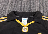 Real Madrid 1999/01 Away Kids Kit – Retro Version – Black