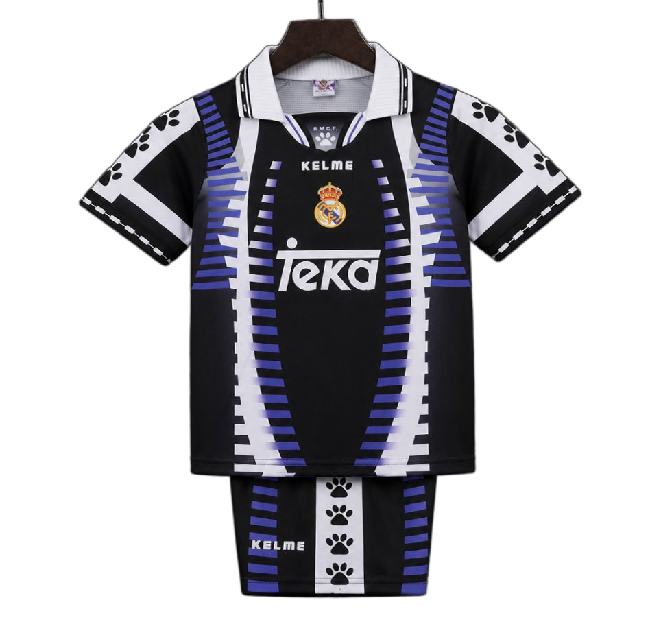 Real Madrid 1997/98 Third Kids Kit – Retro Version