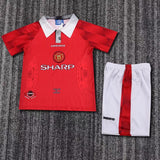 Manchester United 1996/97 Home Kids Kit – Retro Version