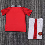 Manchester United 1996/97 Home Kids Kit – Retro Version
