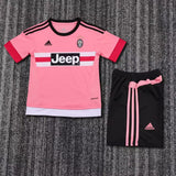 Juventus 2015/16 Away Kids Kit – Retro Version – Pink