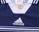 Real Madrid 1998/99 Away Kids Kit – Retro Version – Navy