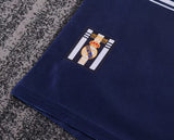 Real Madrid 1998/99 Away Kids Kit – Retro Version – Navy