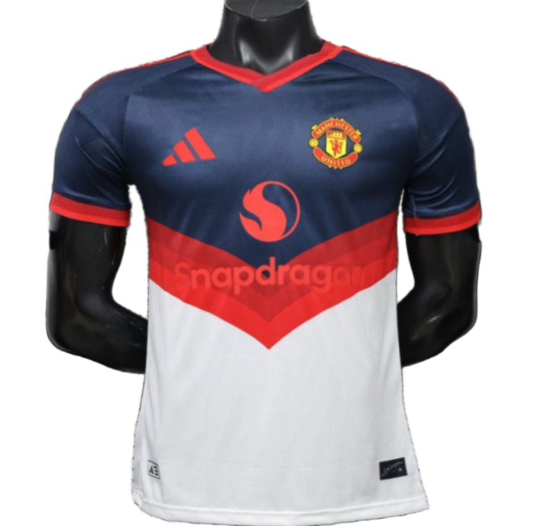 Manchester United 2026/27 Away Jersey – Player Version – White/Navy