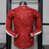 Liverpool 2026/27 Home Jersey – Player Version – Long Sleeve – Red