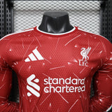 Liverpool 2026/27 Home Jersey – Player Version – Long Sleeve – Red