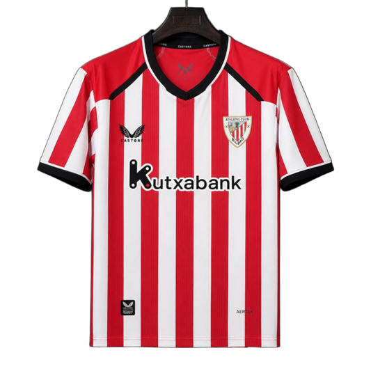 Athletic Bilbao 2026/27 Home Jersey – Thin Red/White Stripes