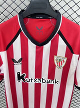 Athletic Bilbao 2026/27 Home Jersey – Thin Red/White Stripes