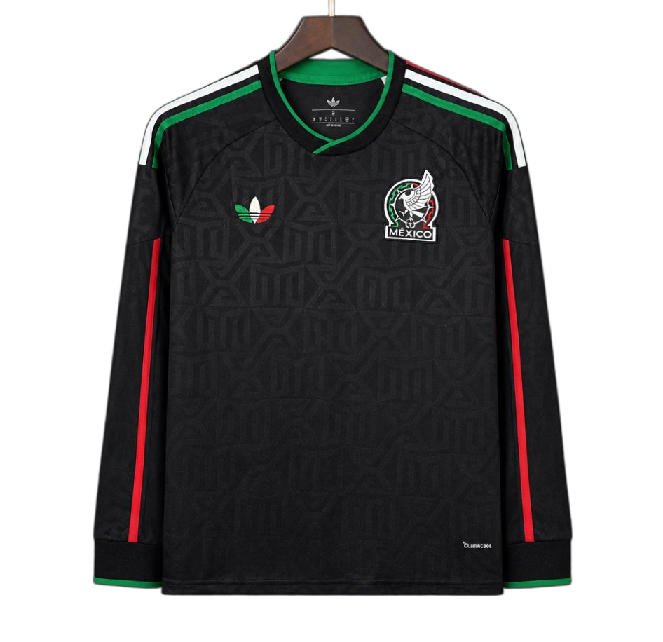 Mexico 2026 Third Jersey – Long Sleeve – Black